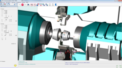Maschinensimulation Index G300 Übergabe HS an GS