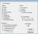 DXF Import Optionen