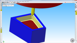 Makro - Simulation der Geometrie mit Bearbeitung